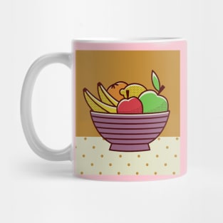 Bowl full of fresh fruit Mug